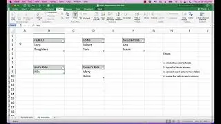 EXCEL-learn the basics of using and creating DEPENDENT DROP-DOWN LISTS ...explained and demonstrated