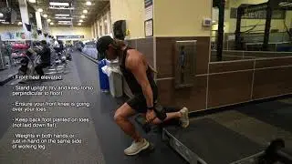 John Jewett Split Squat - Quads