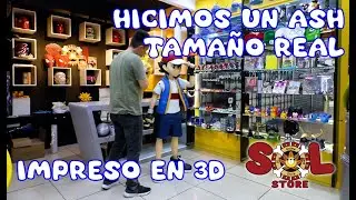 Hicimos un Ash tamaño real, impreso en 3D