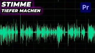 Stimme Tiefer Machen in Premiere Pro CC Tutorial auf deutsch