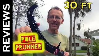 30 Feet Tree Pole Pruner Review 2024 (not sponsored)
