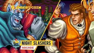 Night Slashers (1993) - Insert Coin / Attract Mode