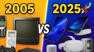 Tech Then vs Now: Gadgets 2005 vs 2025 🔥 Evolution of Phones, PCs, Gaming & AI