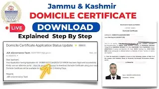 Domicile certificate kaisai download karay online/ how to download domicile certificate  in 2023
