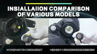 Car LED Headlight Bulbs H1 9005 H7 H4 High-Power Liquid-Cooled Copper Tube Lamp 6000k White Light