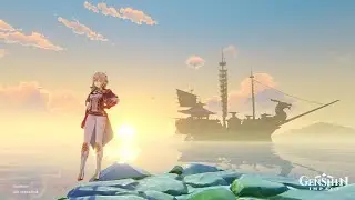 Mais il y a même des bateaux dans ce jeu, c'est fabuleux ! (Genshin Impact)