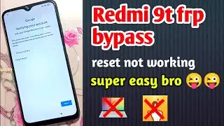 Redmi 9t frp bypass without pc 2023 | bypass Google account redmi 9t