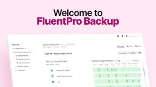Cloud backup and disaster recovery | FluentPro Backup