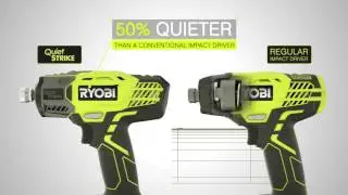 Импульсный винтоверт Quiet Strike 18 В ONE+ RYOBI R18QS-0