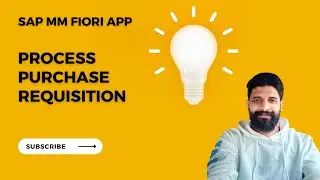 SAP Fiori App - Process Purchase Requisition