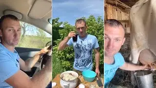 Routine Day in a Russian Village | 
