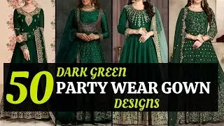 Dark Green Gown Collections | Beautiful Wedding Gowns 2021 | Blossom Trends