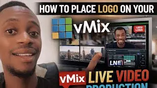 How to add logo to Vmix studio production.