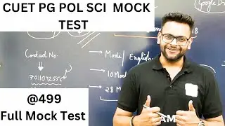 MOCK TEST SERIES FOR POL SCIENCE |