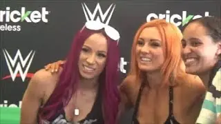 I Met WWE Women Champion Becky Lynch And Sasha Banks