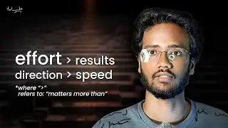 Your effort matters more than results.. (Learn how to prioritize putting efforts more than results.)