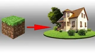 КРАСИВЫЙ ДОМ  ИЗ ЗЕМЛИ В МАЙНКРАФТ? Проверим...