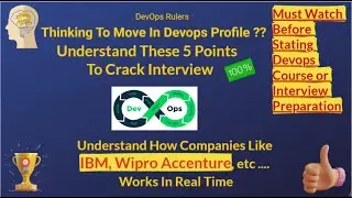 Must Watch Before Starting DevOps Course Or Interview Preparation | Real Time | DevOps Road Map