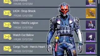 Today Codm Redeem Code | How To Get Free Nikto Devil's Legion Skin In Cod Mobile | Season 7