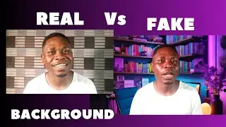 REAL BACKGROUND OR FAKE BACKGROUND?