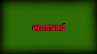 Футаж / Footage GTA 5 Wasted ХРОМАКЕЙ GREEN SCREEN