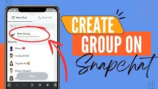 how to create a group in snapchat | create a group in snapchat | snap chat group create