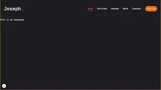 Build a Portfolio Website with Nextjs, React and Tailwindcss - Header Section