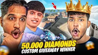 @DesiGamers_ 50,000 DIAMONDS CUSTOM GIVEAWAY WINNER 🏆- Garena Free Fire