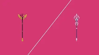 Ruby Staff vs Static Scepter Comparison - Roblox Islands