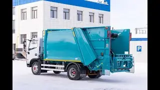 Мусоровоз EMI-8 с задней загрузкой объемом 8 м3 на шасси DongFeng.