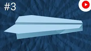 3. How to make a flying origami airplane out of paper / step by step lessons