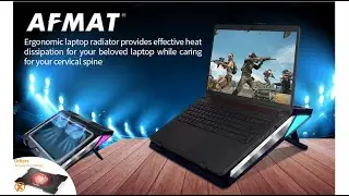 Gaming Laptop Cooling Pad, 4500RPM Strongest حاسوب محمول للجيميرز