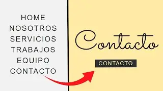 ✅ Menú Navegación ANIMADO utilizando Html y Css - Fácil y Rápido en 2023
