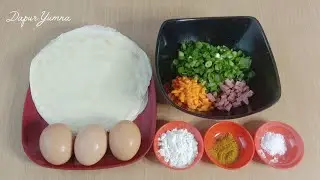 Telur dan Kulit Lumpia jadi Cemilan Enak