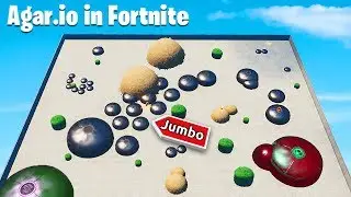 I created Agar.io in Fortnite *NEW* Game Mode in Fortnite Battle Royale