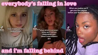 everybody’s falling in love and i’m falling behind~tiktok