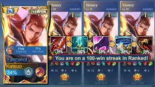 WHEN TOP SUPREME LANCELOT ABUSE THIS MULTIPLE TRUE DAMAGE BUILD IN SOLO RANK!!  (AUTO WINSTREAK!?)