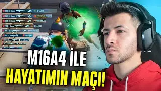SADECE M16A4 İLE WIN ALMAK? İMKANSIZ CHALLENGE 22.BÖLÜM / PUBG MOBILE