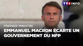 Premier ministre : Emmanuel  Macron écarte un gouvernement du NFP