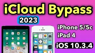 NEW iPhone 5/5c/iPad 4 IOS 10.3.4 iCloud Bypass 2023