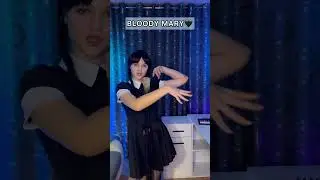 Стала Уэнздей😱🖤 Bloody Mary - cover🎙️