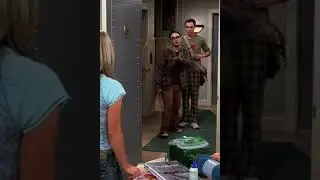 Sheldon and Leonard meets Penny for the first time. #shorts