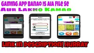 Appybuilder Gaming+Earning Aia file Free link in description