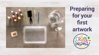 Part 1: Preparing for your first artwork - Craftorama Marbling Paint Kit Tutorials