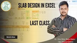 One Way Slab | Two Way Slab | Cantilever Slab | Slab Design in Excel | Staircase Design in RCDC