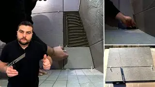 How to Trace and Cut Tile with a Bevel Square