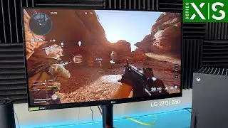 XBOX Series X Performance on LG 27GL850 Gaming Monitor [120fps, 1440p, 4K, 60hz]