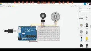 6-TINKERCAD TWO DC MOTOR WITH ENCODER USING ARDUINO UNO