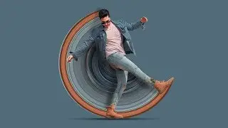 How to Create CIRCULAR STRETCH Effect || Photoshop CC Tutorial
