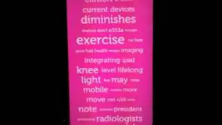 RSNA Twitter Wall